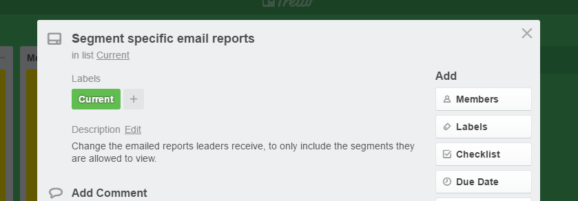 Feature details card