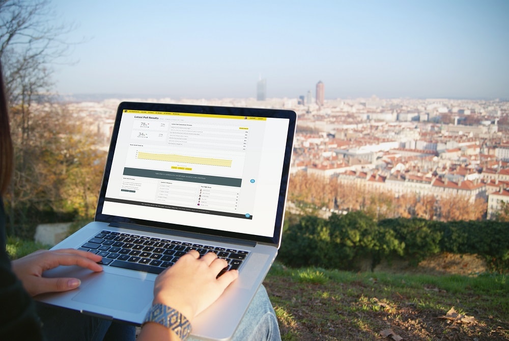 Reviewing employee pulse survey results